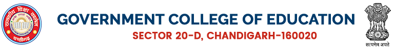 Government college of education image logo